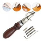 Ferramenta Frisador Groover Desquinador Couro Artesanato 7x1