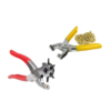 Kit Alicate Furador 6 Furos + Alicate Ilhós Com 100 Ilhoses