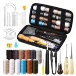 Kit Artesanato Costura Couro Lona 29 Pçs Sovela Agulha LinhaKit Artesanato Costura Couro Lona 29 Pçs Sovela Agulha Linha