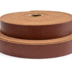 Rolo Tira De Couro Ecológico Sintético 3cm-1.5mm 10 Metros Caramelo