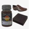 Tinta Couro Marrom Semi Brilho Restaura Sapato Bota e Cinto 100ml