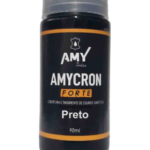 Tinta Preta Para Couro E Sintético Amy 90ml